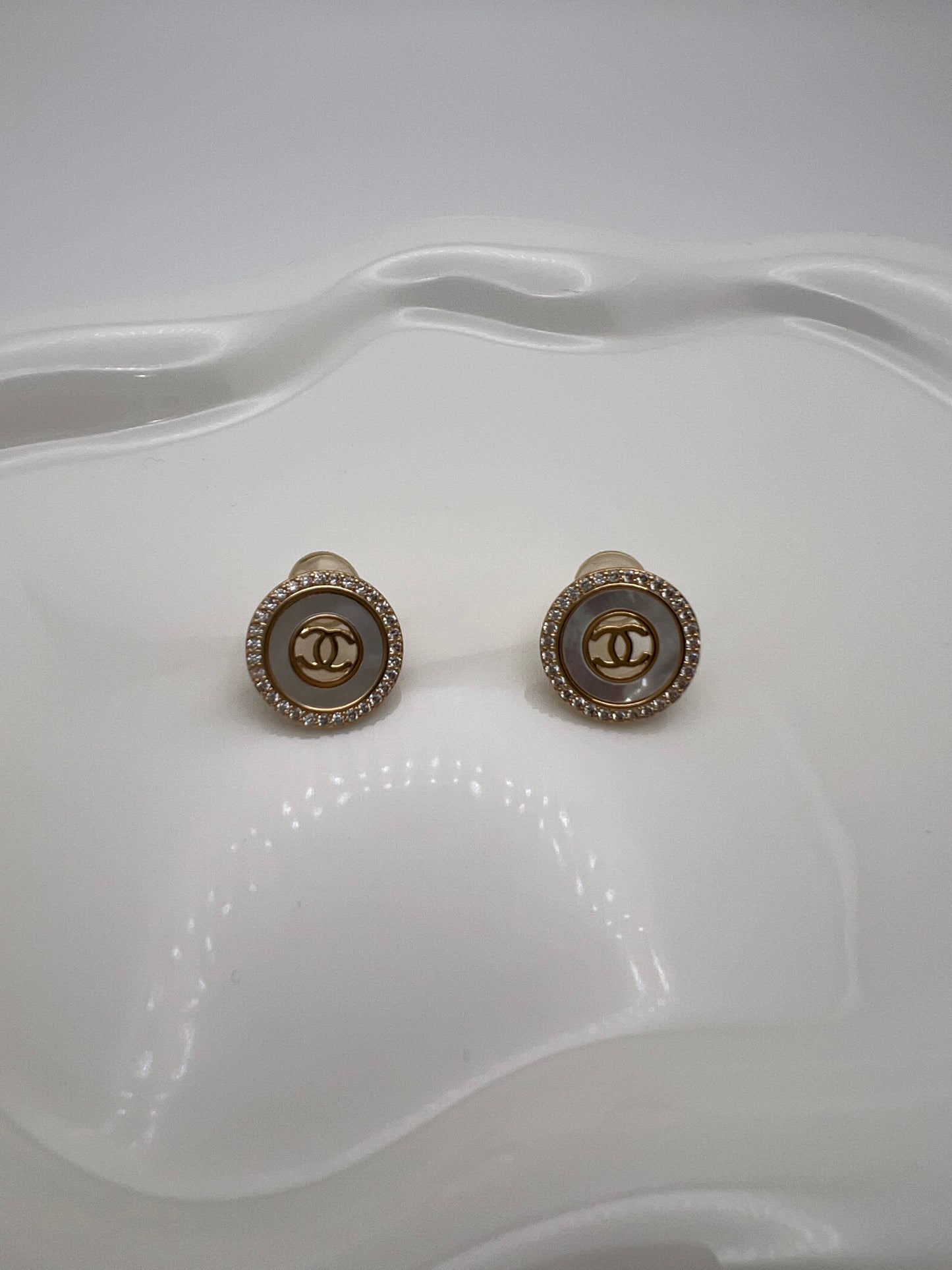 Chanel Gold Studs