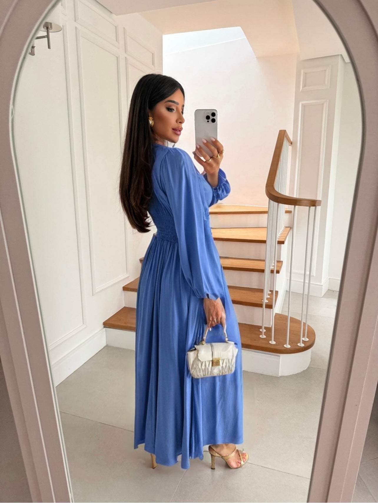 Celeste Draped Maxi Dress