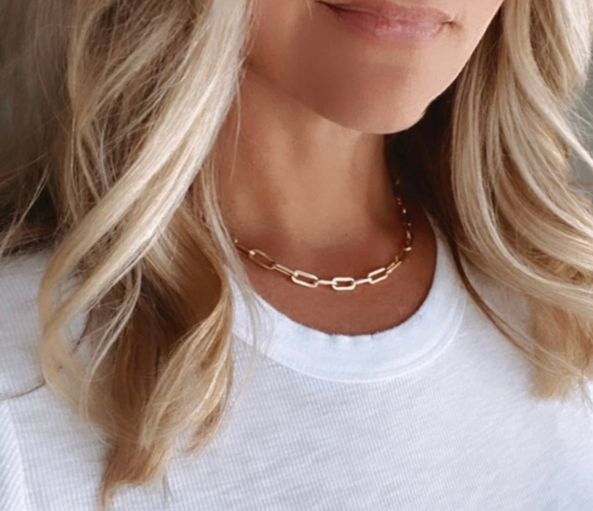 Paperclip Chain Necklace