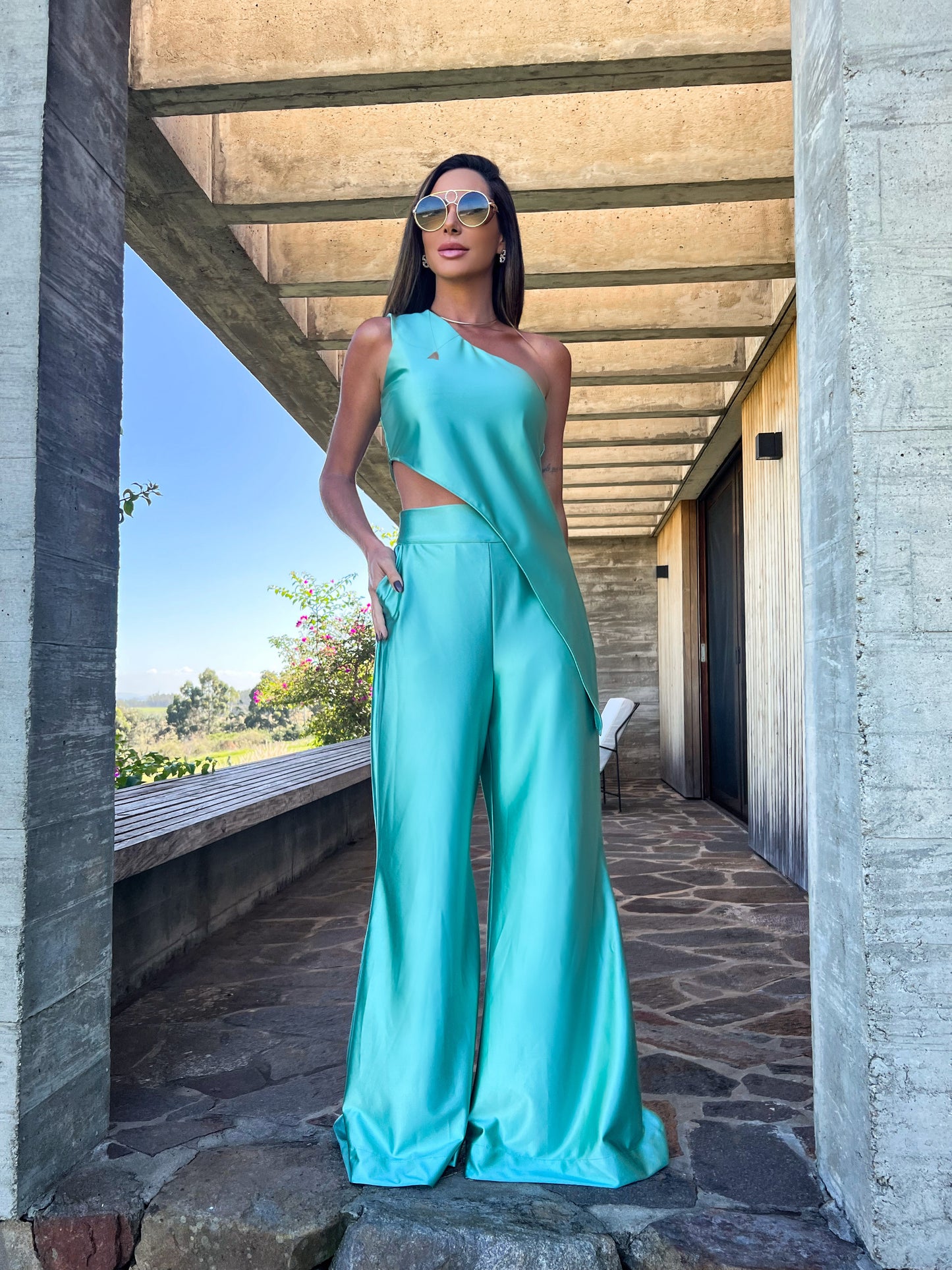 Satin Aqua Duo