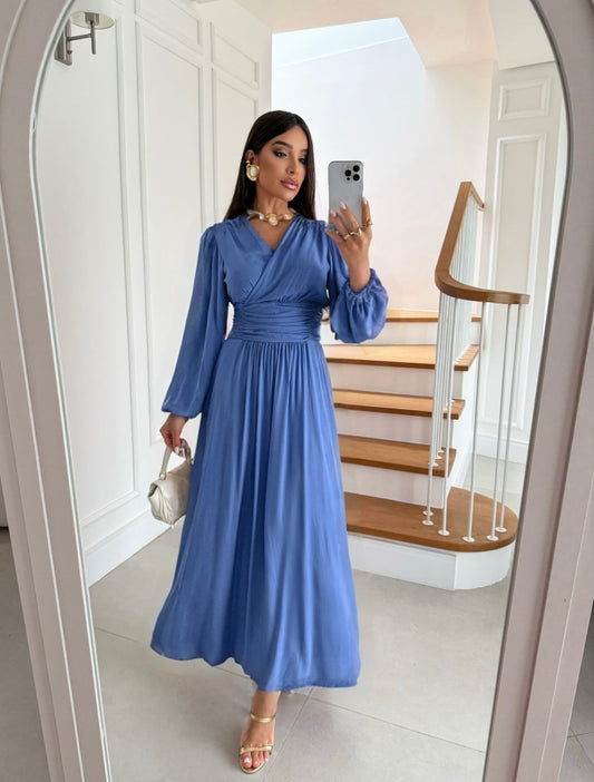 Celeste Draped Maxi Dress