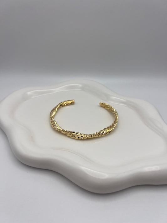 Gold Filled Waves Bracelet