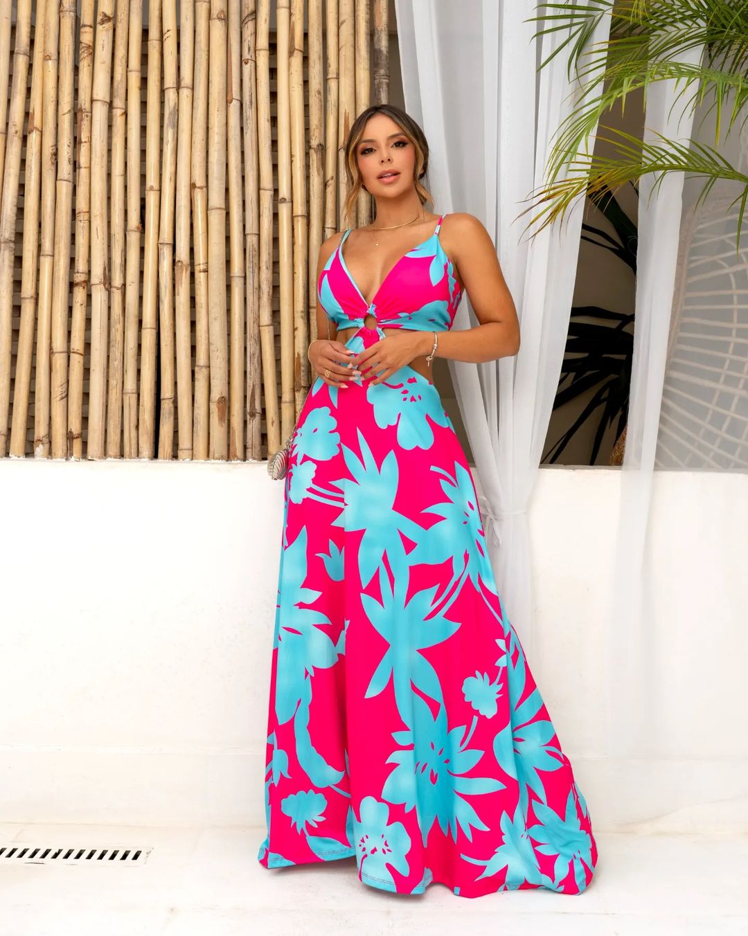 Paradise Blooms Maxi Dress